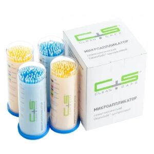 Аппликаторы №3 Fine, желтые/голубые, Clean+Safe, арт. M6500F