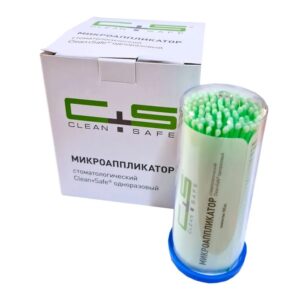 Аппликаторы №4 Regular, зеленые/оранжевые, Clean+Safe, арт. M6500R