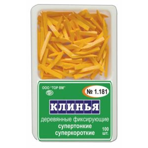 Клинья деревянные, оранжевые, супертонкие, Тор ВМ, арт. 1.181