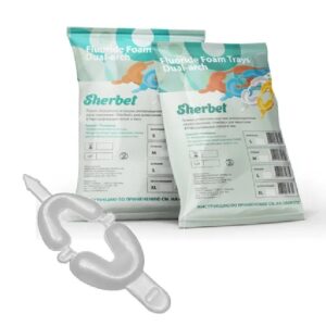Ложки аппликационные двухсторонние для гелей, белые, размер M, Sherbet, арт. D737M