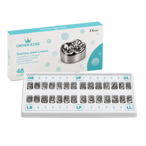 Коронки стальные Crown Kids, набор 48 шт