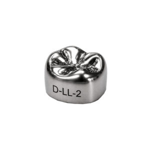 Коронки стальные Stainless Steel Crowns D-LL-2, первый нижний левый моляр, размер 2, 2 шт, 3M