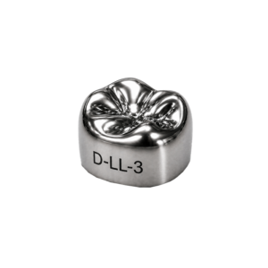 Коронки стальные Stainless Steel Crowns D-LL-3, первый нижний левый моляр, размер 3, 2 шт, 3M