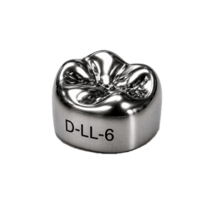 Коронки стальные Stainless Steel Crowns D-LL-6, первый нижний левый моляр, размер 6, 2 шт, 3M