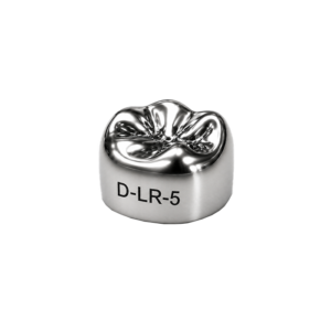 Коронки стальные Stainless Steel Crowns D-LR-5, первый нижний правый моляр, размер 5, 2 шт, 3M