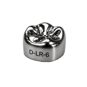 Коронки стальные Stainless Steel Crowns D-LR-6, первый нижний правый моляр, размер 6, 2 шт, 3M