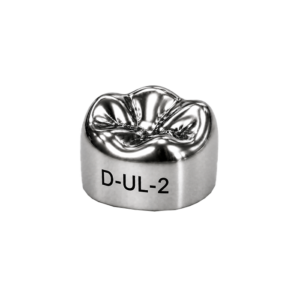 Коронки стальные Stainless Steel Crowns D-UL-2, первый верхний левый моляр, размер 2, 2 шт, 3M