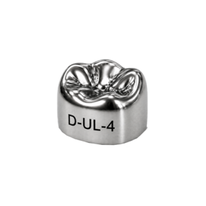 Коронки стальные Stainless Steel Crowns D-UL-4, первый верхний левый моляр, размер 4, 2 шт, 3M