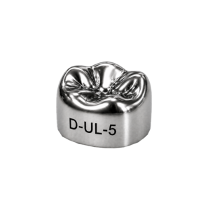 Коронки стальные Stainless Steel Crowns D-UL-5, первый верхний левый моляр, размер 5, 2 шт, 3M