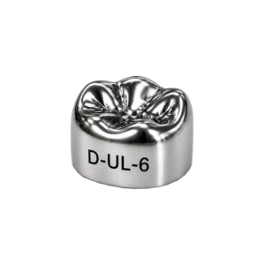 Коронки стальные Stainless Steel Crowns D-UL-6, первый верхний левый моляр, размер 6, 2 шт, 3M