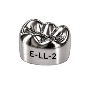 Коронки стальные Stainless Steel Crowns E-LL-2, второй нижний левый моляр, размер 2, 2 шт, 3M