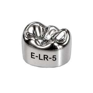 Коронки стальные Stainless Steel Crowns E-LR-5, второй нижний правый моляр, размер 5, 2 шт, 3M