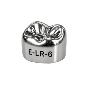 Коронки стальные Stainless Steel Crowns E-LR-6, второй нижний правый моляр, размер 6, 2 шт, 3M