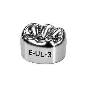 Коронки стальные Stainless Steel Crowns E-UL-3, второй верхний левый моляр, размер 3, 2 шт, 3M