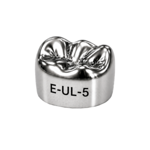Коронки стальные Stainless Steel Crowns E-UL-5, второй верхний левый моляр, размер 5, 2 шт, 3M