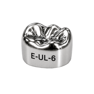 Коронки стальные Stainless Steel Crowns E-UL-6, второй верхний левый моляр, размер 6, 2 шт, 3M